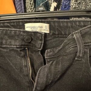 Abercrombie & Fitch Charcoal Skinny Jeans